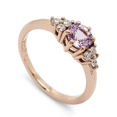 Lavender Sapphire Engagement Ring | Era Design Vancouver Canada