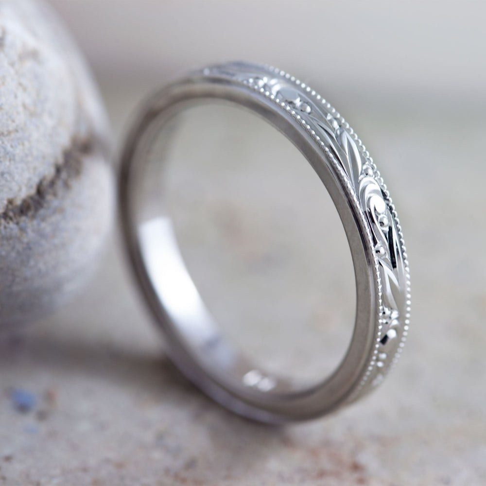 White Gold Wedding Ring | Era Design Vancouver Canada