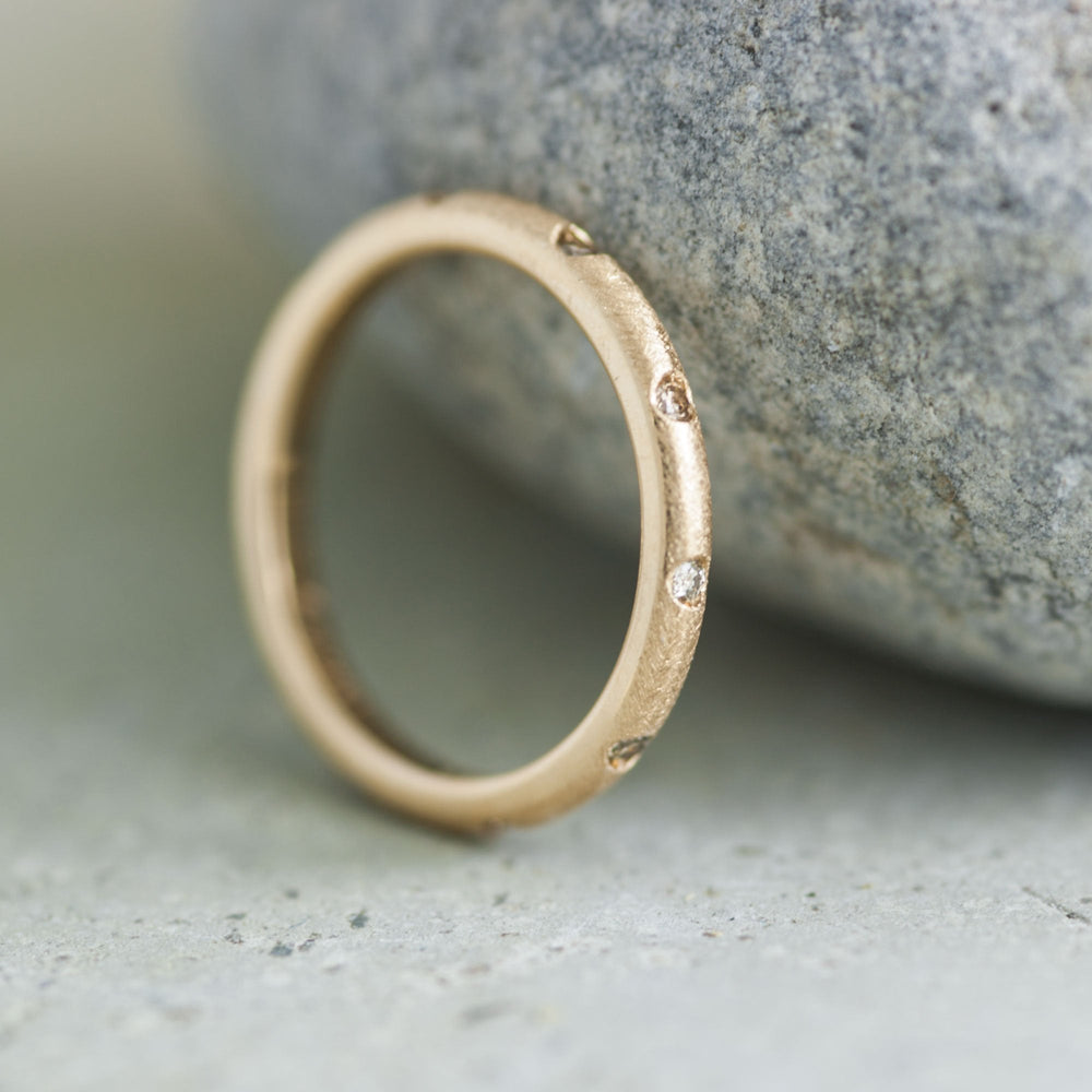 Champagne Diamond Wedding Ring | Era Design Vancouver Canada