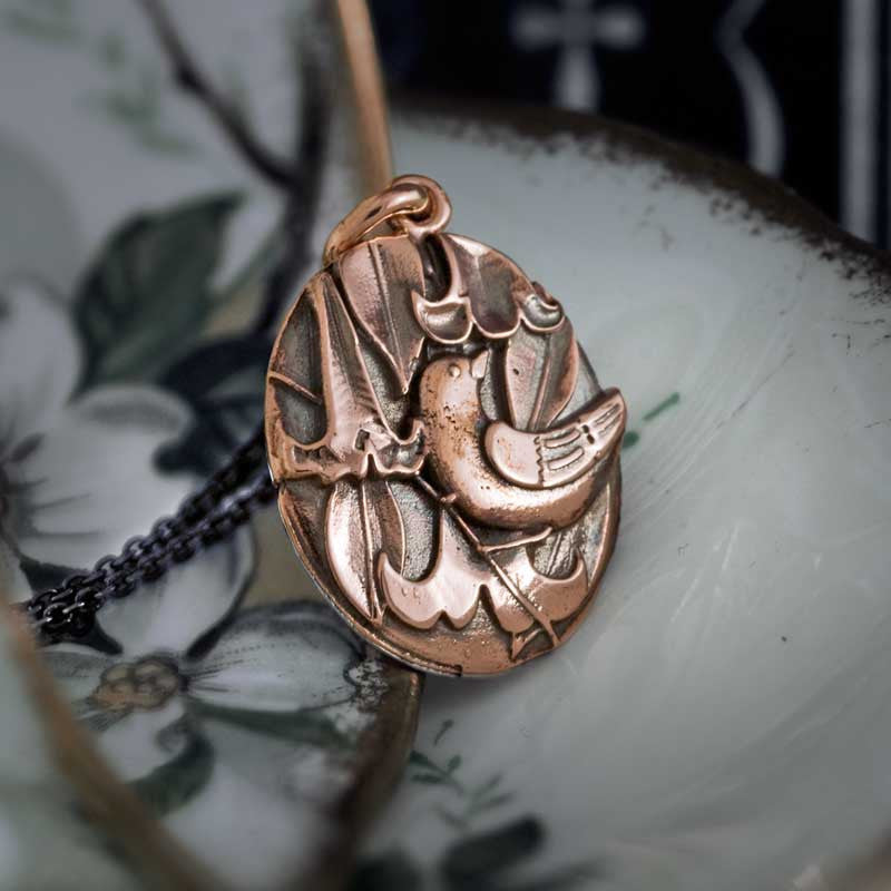 Datura Rose Gold Pendant Rose Gold Pendant - Era Design Vancouver